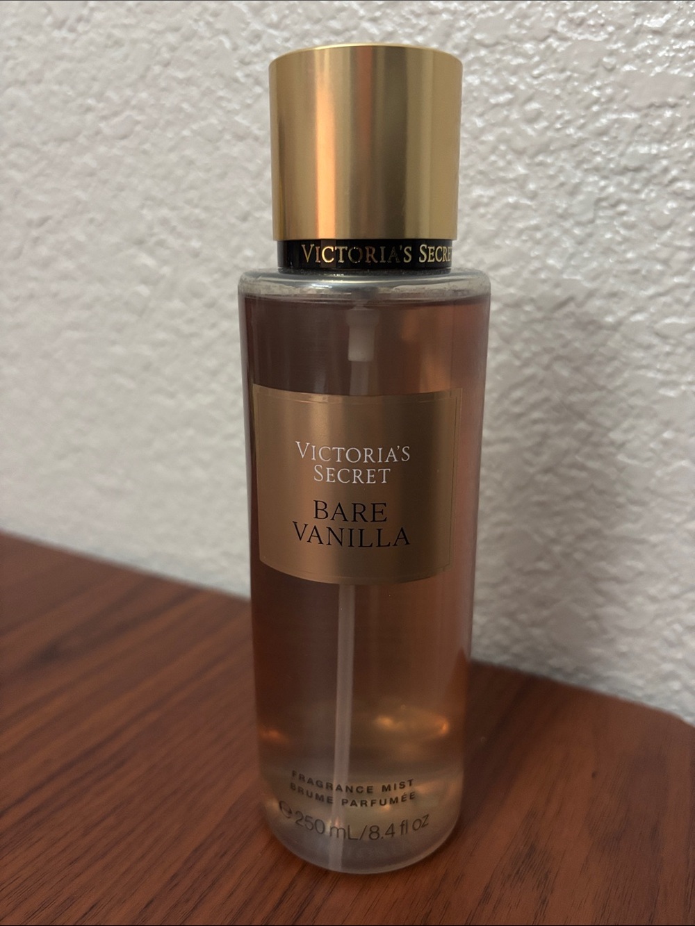 Victoria's Secret Bare Vanilla Fragrance - Gold Cap, Amber Bottle